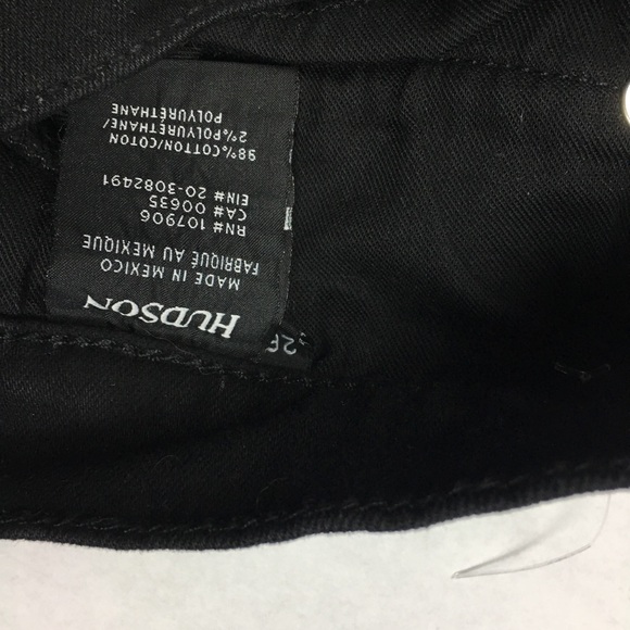 Hudson Nico Coated Denim Mid Rise Skinny Jean - Picture 5 of 8